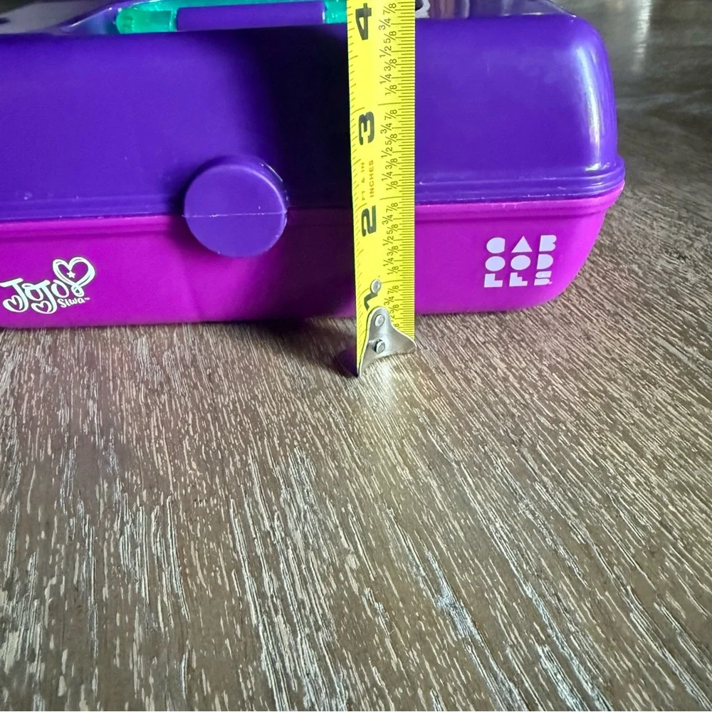 JoJo Siwa Purple caboodle small makeup case / kids carry case